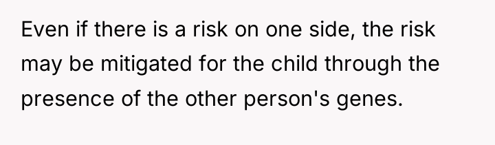 Even if there is a risk on one side, the...