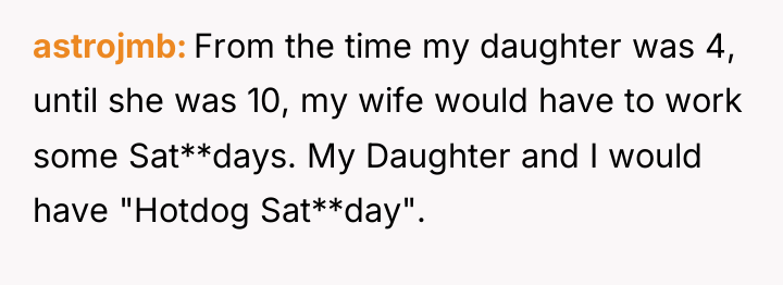 astrojmb From the time my daughter was 4, until she...