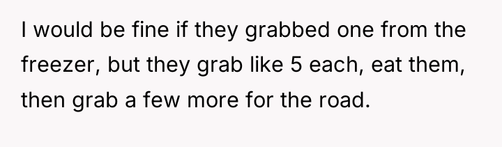 I would be fine if they grabbed one from the...