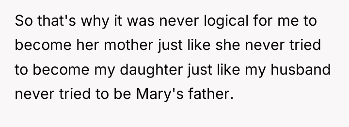 So that's why it was never logical for me to...