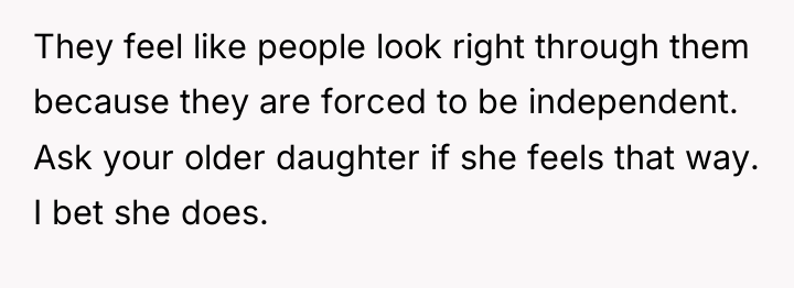 They feel like people look right through them because they...