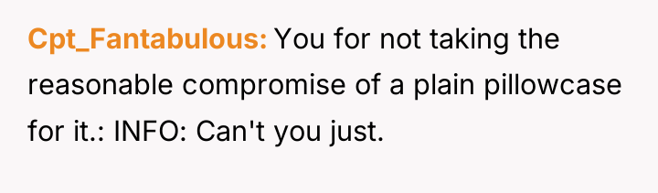 Cpt_Fantabulous You for not taking the reasonable compromise of a...