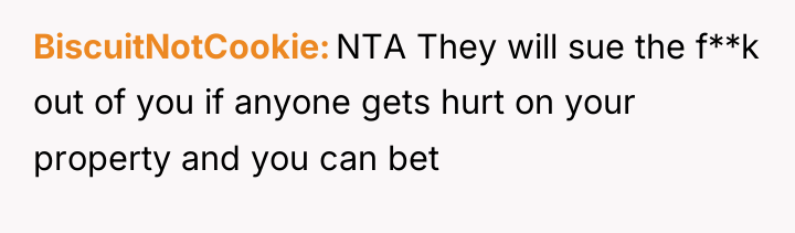 BiscuitNotCookie NTA They will sue the f**k out of you...