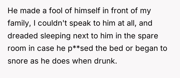 He made a fool of himself in front of my...