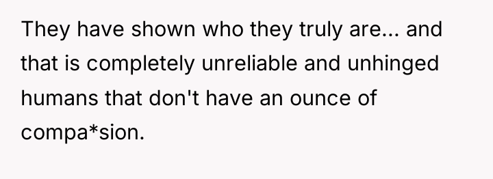 They have shown who they truly are... and that is...