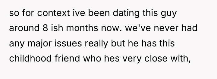 so for context ive been dating this guy around 8...