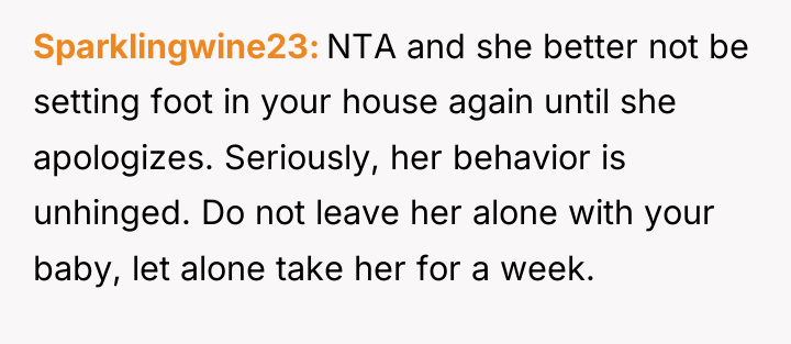 Sparklingwine23 NTA and she better not be setting foot in...