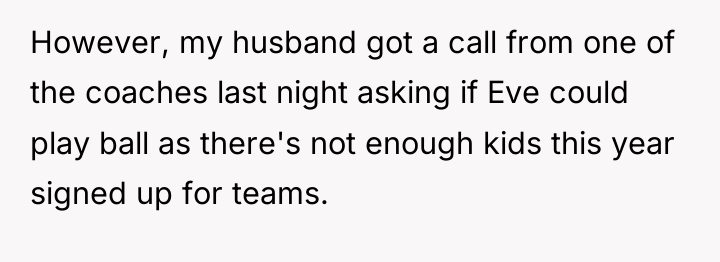 However, my husband got a call from one of the...