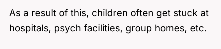 As a result of this, children often get stuck at...