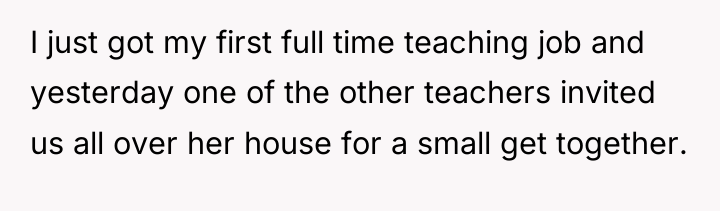 I just got my first full time teaching job and...