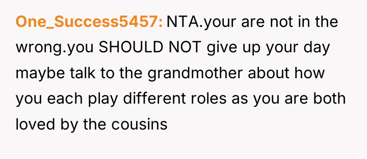 One_Success5457 NTA.your are not in the wrong.you SHOULD NOT give...