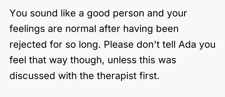You sound like a good person and your feelings are...