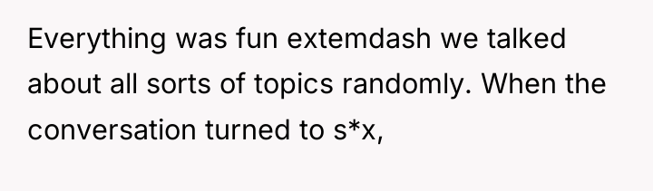 Everything was fun extemdash we talked about all sorts of...
