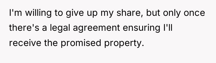 I'm willing to give up my share, but only once...