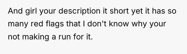 And girl your description it short yet it has so...
