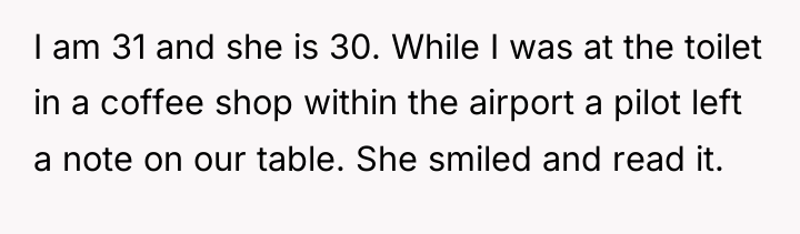 I am 31 and she is 30. While I was...