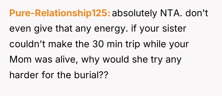 Pure-Relationship125 absolutely NTA. don't even give that any energy. if...
