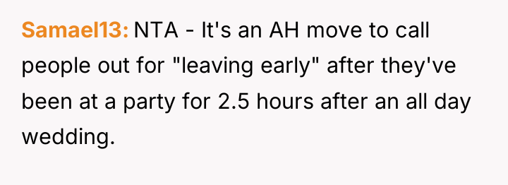 Samael13 NTA - It's an AH move to call people...