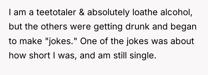 I am a teetotaler & absolutely loathe alcohol, but the...