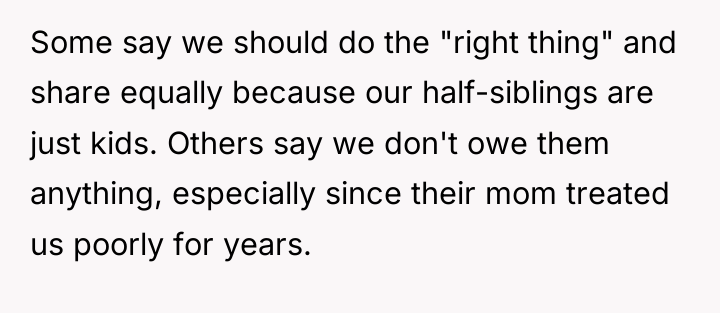 Some say we should do the "right thing" and share...