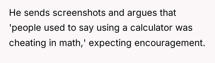 He sends screenshots and argues that 'people used to say...