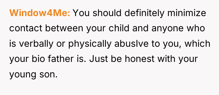 Window4Me You should definitely minimize contact between your child and...