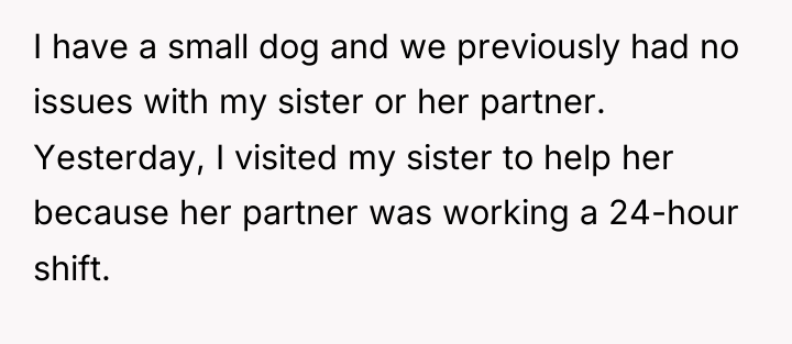 I have a small dog and we previously had no...