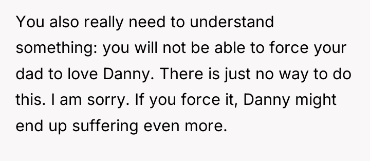 You also really need to understand something: you will not...