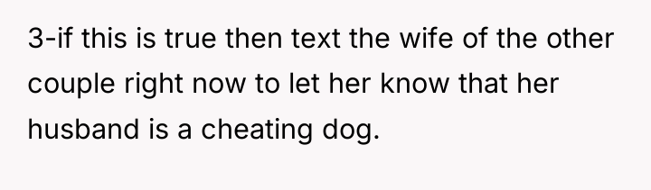 3-if this is true then text the wife of the...
