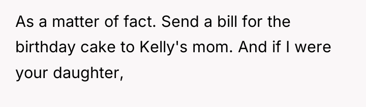 As a matter of fact. Send a bill for the...