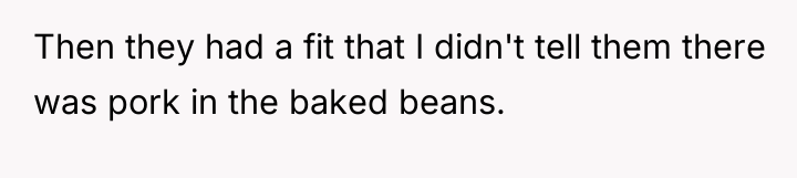 Then they had a fit that I didn't tell them...
