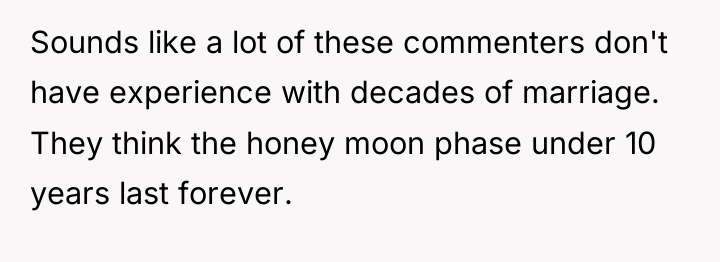 Sounds like a lot of these commenters don't have experience...