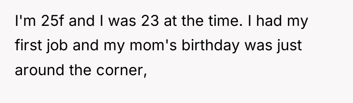 I'm 25f and I was 23 at the time. I...