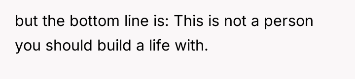 but the bottom line is: This is not a person...