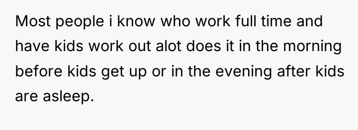 Most people i know who work full time and have...