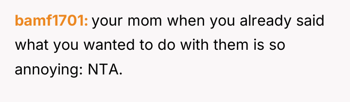 bamf1701 your mom when you already said what you wanted...