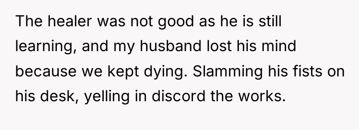 The healer was not good as he is still learning,...