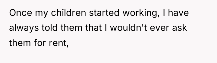 Once my children started working, I have always told them...