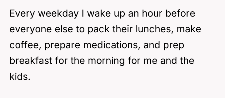Every weekday I wake up an hour before everyone else...