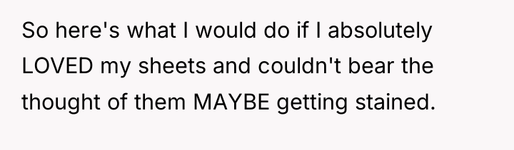 So here's what I would do if I absolutely LOVED...