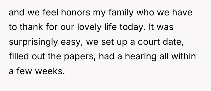 and we feel honors my family who we have to...
