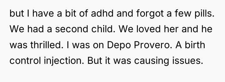 but I have a bit of adhd and forgot a...