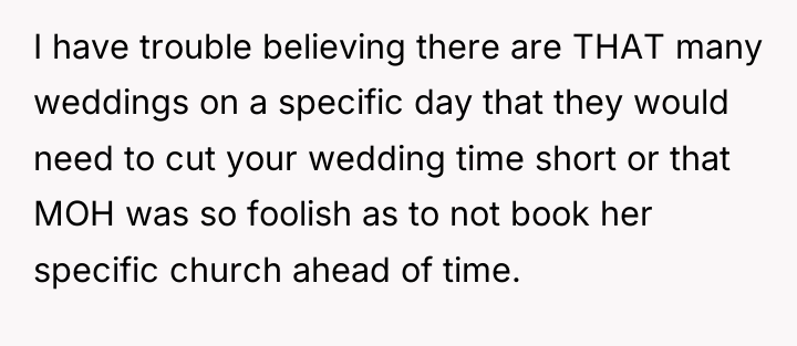 I have trouble believing there are THAT many weddings on...