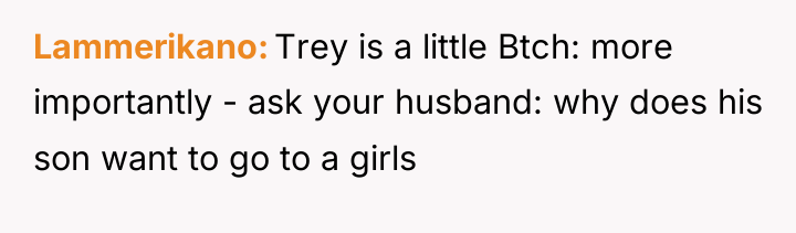 Lammerikano Trey is a little Btch: more importantly - ask...