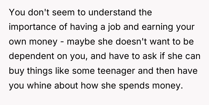 You don't seem to understand the importance of having a...