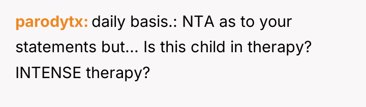 parodytx daily basis.: NTA as to your statements but... Is...