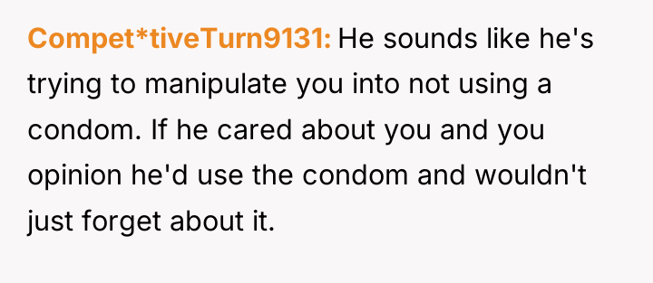 Compet*tiveTurn9131 He sounds like he's trying to manipulate you into...