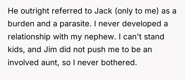 He outright referred to Jack (only to me) as a...