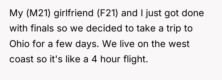 My (M21) girlfriend (F21) and I just got done with...