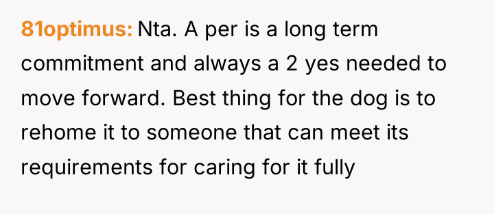 81optimus Nta. A per is a long term commitment and...